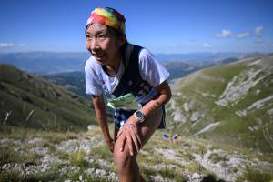 Eighteen-year-old Riko Obata from Japan, enjoyed climbing the VERTICAL, and taking a bronze medal. ©Damiano Benedetto Photo