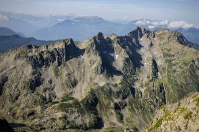 The spectacular location surrounding Arêches, Savoie, France, where the new Pierra Menta Verticale will take place. ©Paul Viard-Gaudin