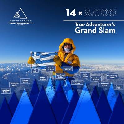 Η προσπάθεια του Αντώνη Συκάρη για την κορφή του Dhaulagiri (8.167m) ξεκινά στις 24 Μαρτίου 2022!