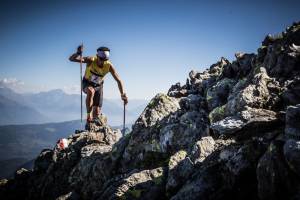 One of the favourites in the European Chanmpionships, Italy’s Cristian Minoggio, knows the course like the back of his hand. Here on the way to his win in the 2022 SkyMarathon. ©Maurizio Torri