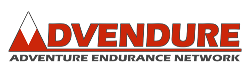 advendure logo HD black stroke red letters mobile